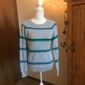 Stripes Gray Sweater